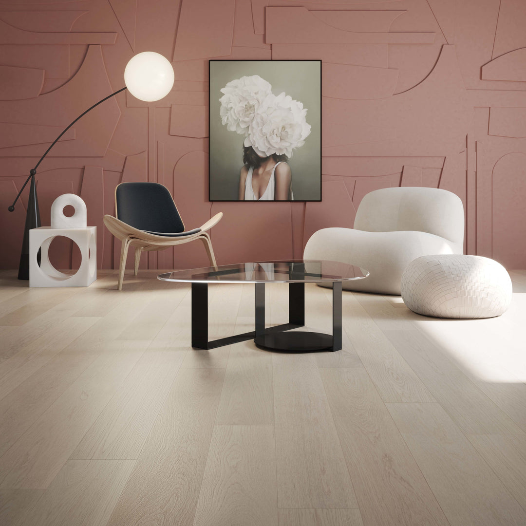 Bois ingénierie clic mirage chêne blanc muse 9/16''