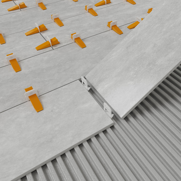 Qep - Système de nivellement des carreaux xtreme partie a. clips pour coulis de 1/16''