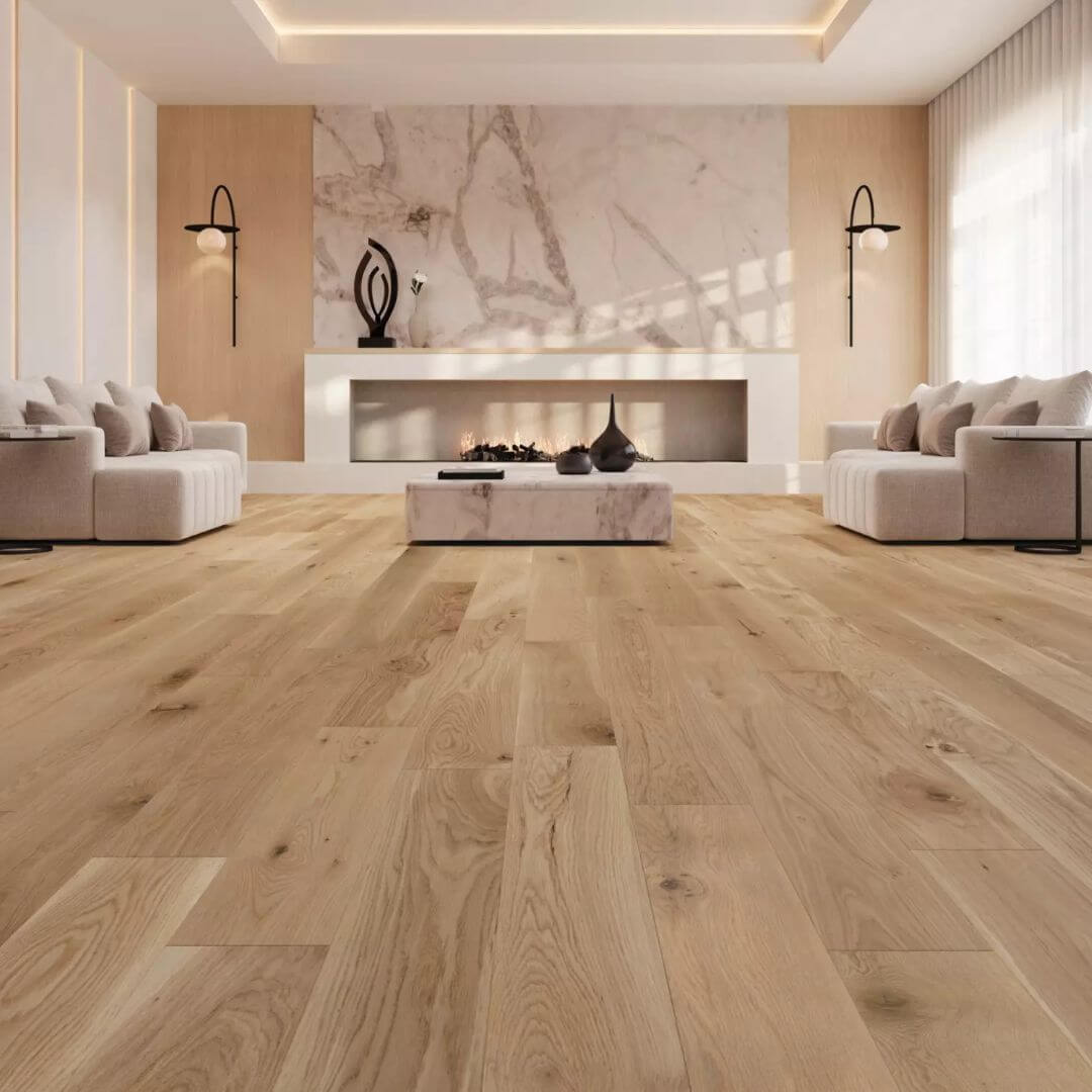 Bois ingénierie mirage chêne blanc bluum 9/16''