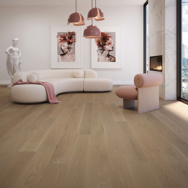 Bois ingénierie clic mirage chêne blanc muse 9/16''