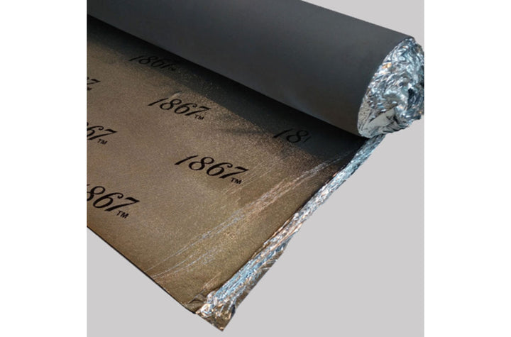Membrane pare-Vapeur aluminium avec feutre acoustique eva