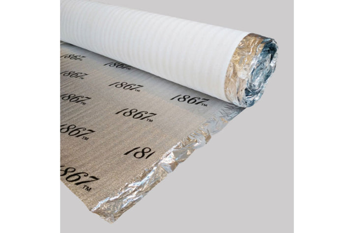 Membrane pare-Vapeur aluminium avec mousse acoustique e.p.e